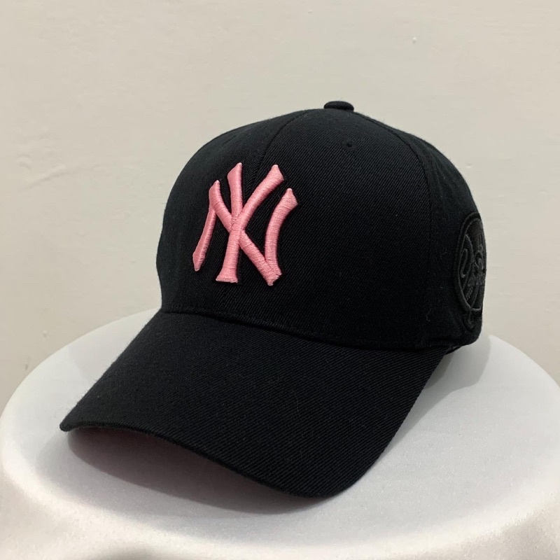 MLB Ny Black Pink Cap