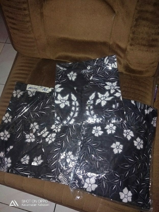 Baju Batik Couple Keluarga Gamis Busui Motif Manuk Tarung Batik Keluarga Seragam