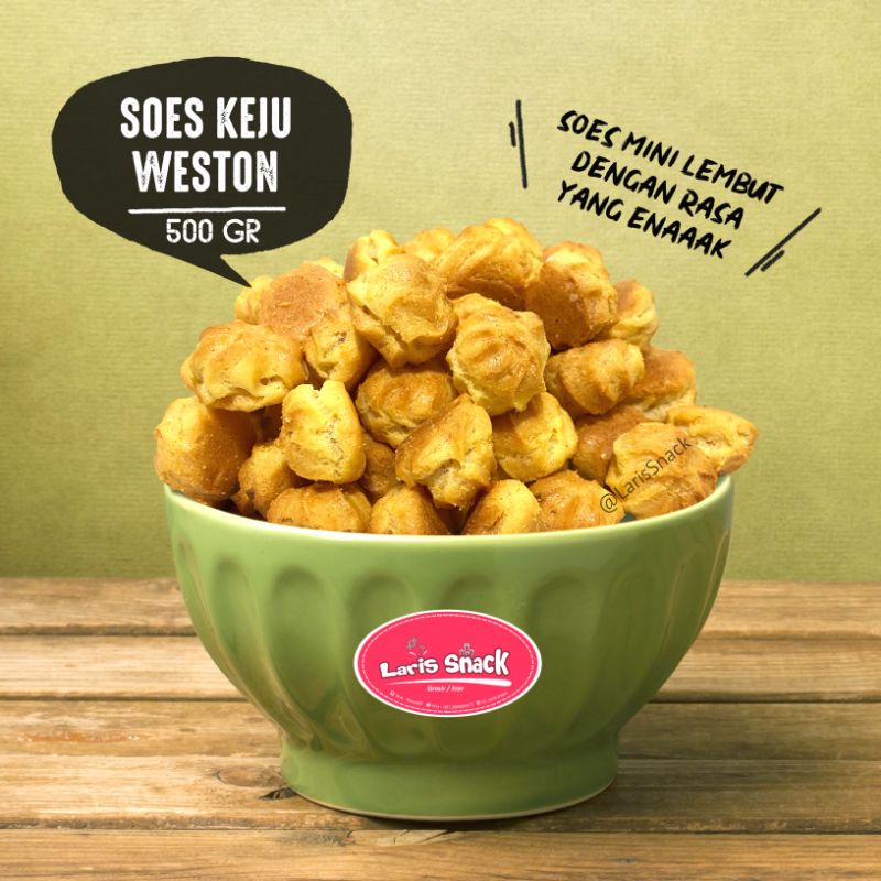 

Soes Keju / Kering / Sus Weston / Kiloan / Curah / Bulat 500 Gram