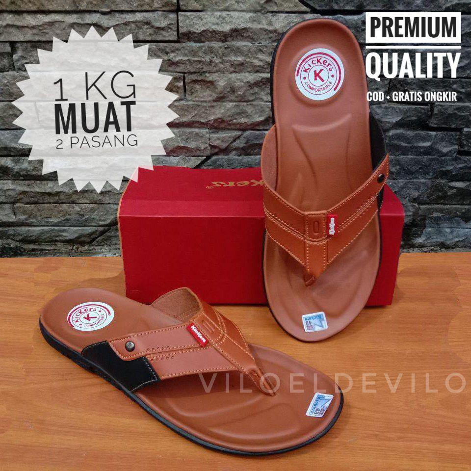 Sandal Kulit / Sandal Pria / Sandal Jepit/ Sandal Casual Pria/ Sandal Japit (JEPIT kombinasi PRIA)