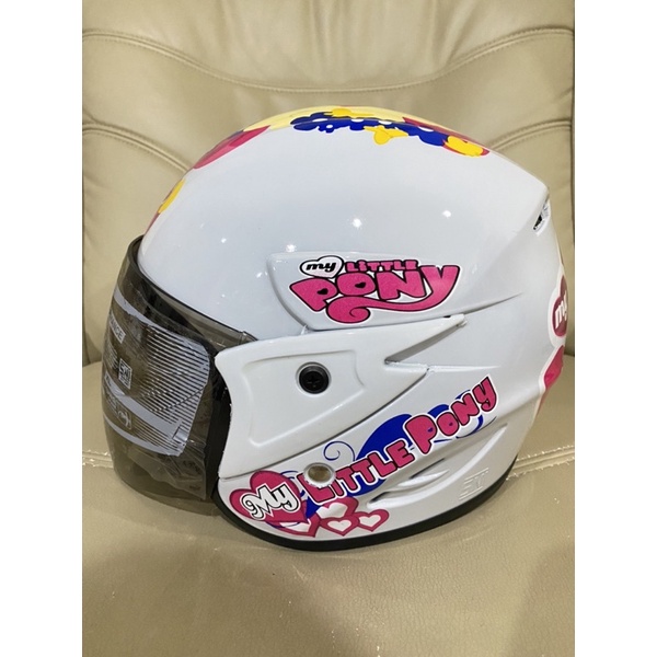 Helm Anak SKY SNI Little Pony Putih Terlaris Usia 3-7 thn