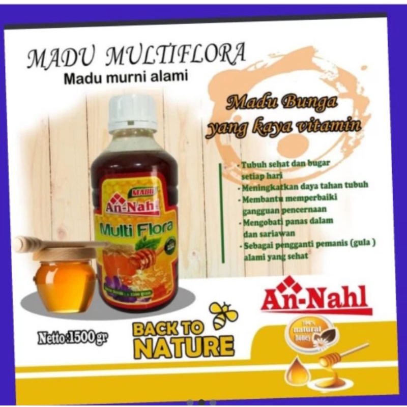 

MADU MURNI MULTIFLORA AN-NAHL 1500gr/1,5kg