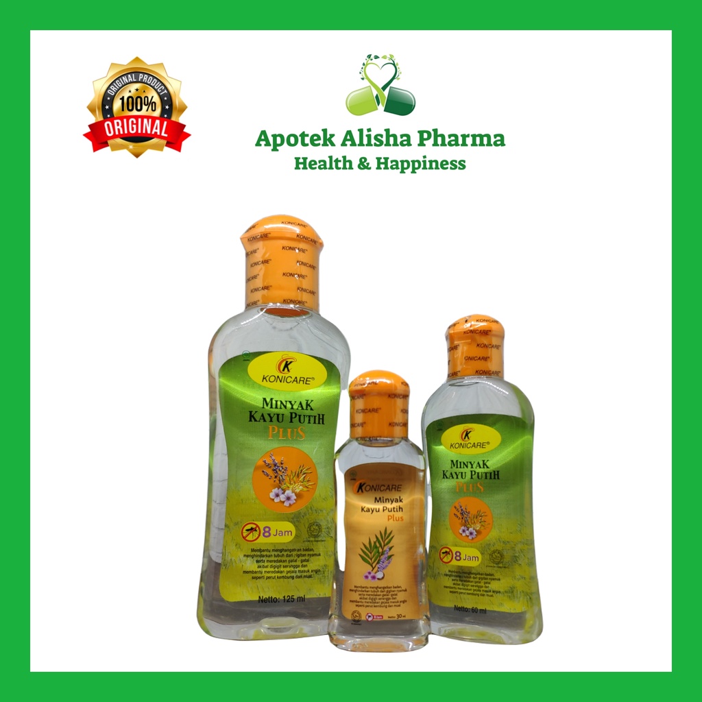 Minyak Kayuputih Plus 8jam Konicare 30/60/100ml - Konicare Minyak Kayu Putih Plus Orange / Gigitan Serangga