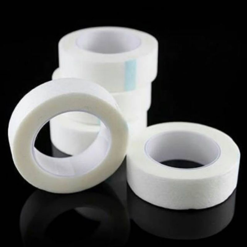 Micropore Refile Untuk Bantalan Eyelash Bawah Mata Rolltape Microtape Plaster Ecer Tanpa Dispenser