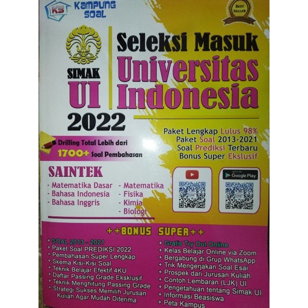 kampung soal simak ui 2022 saintek