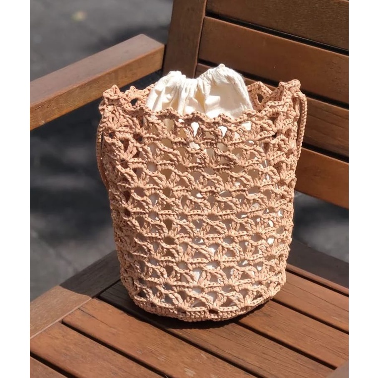 Tali Kertas Tahan Air | Paper Rope Waterproof Handicraft Bag Hat Flower Packing | Rajut Knit