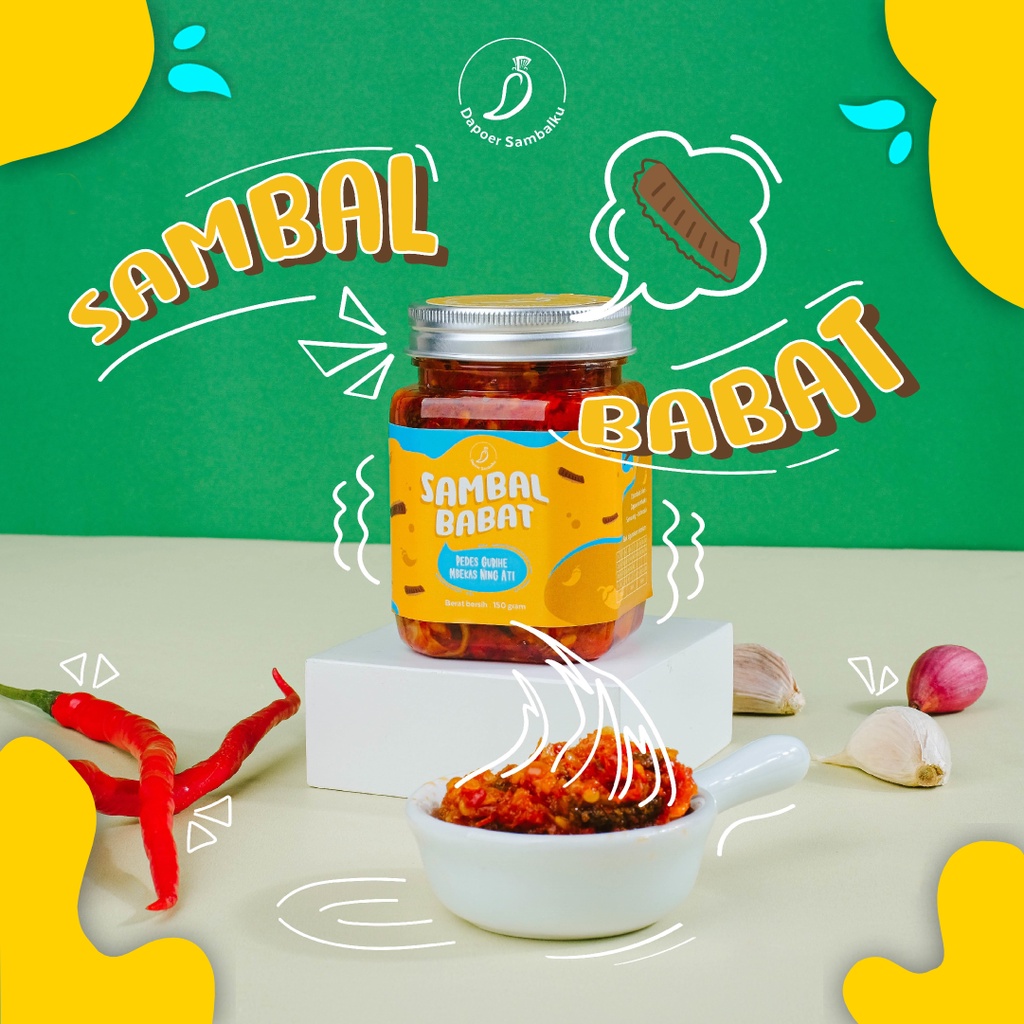 

Sambal Babat Kemasan 150 gram Dapoer Sambalku