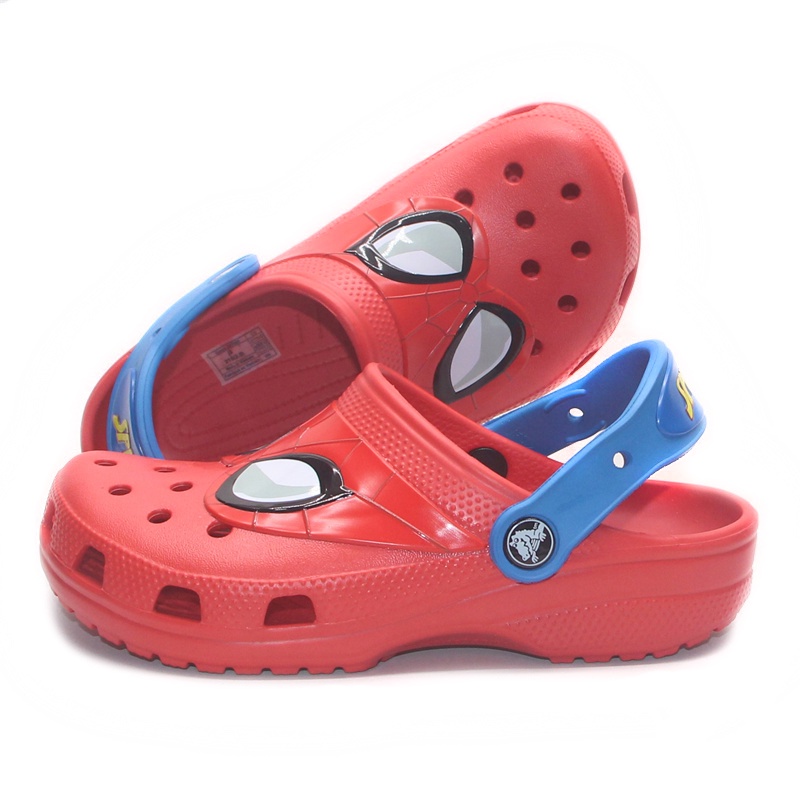 Crocs Anak Spiderman New Crocs / Sandal Karakter / Spiderman / Sandal Anak Laki-Laki / Sandal Anti Licin - Red