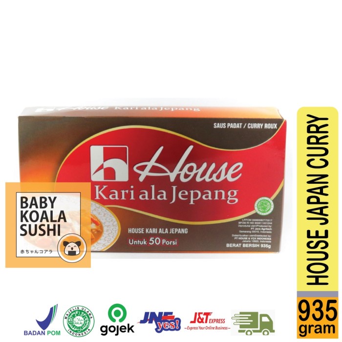 

HOUSE Japan Curry Kare Jepang 50 Porsi Halal │ Bumbu Kuah Kari Nasi - Original