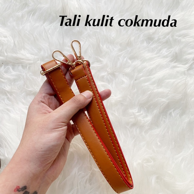 Tali tas  Kulit / longstrap tas alma damier mono