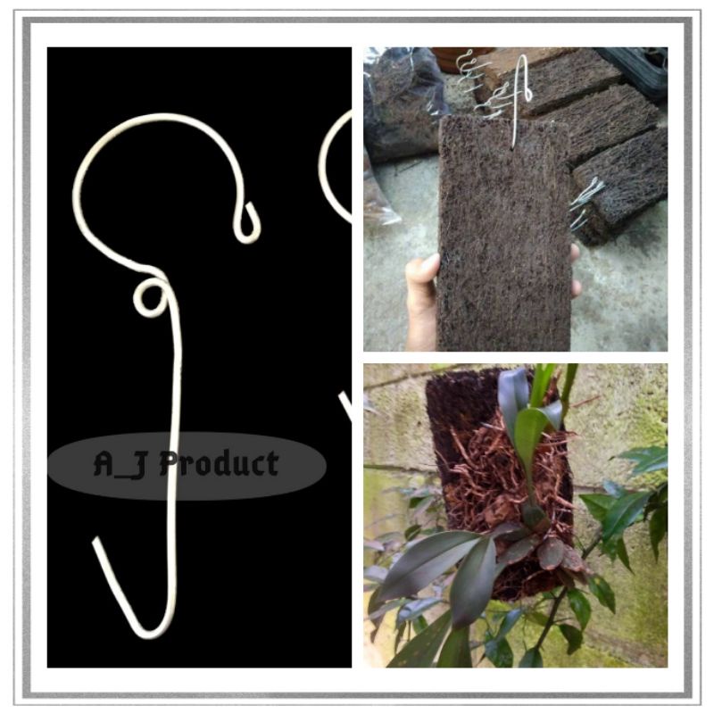 Kawat gantungan pakis anggrek, Kawat hooks serbaguna, Kawat cantolan anggrek