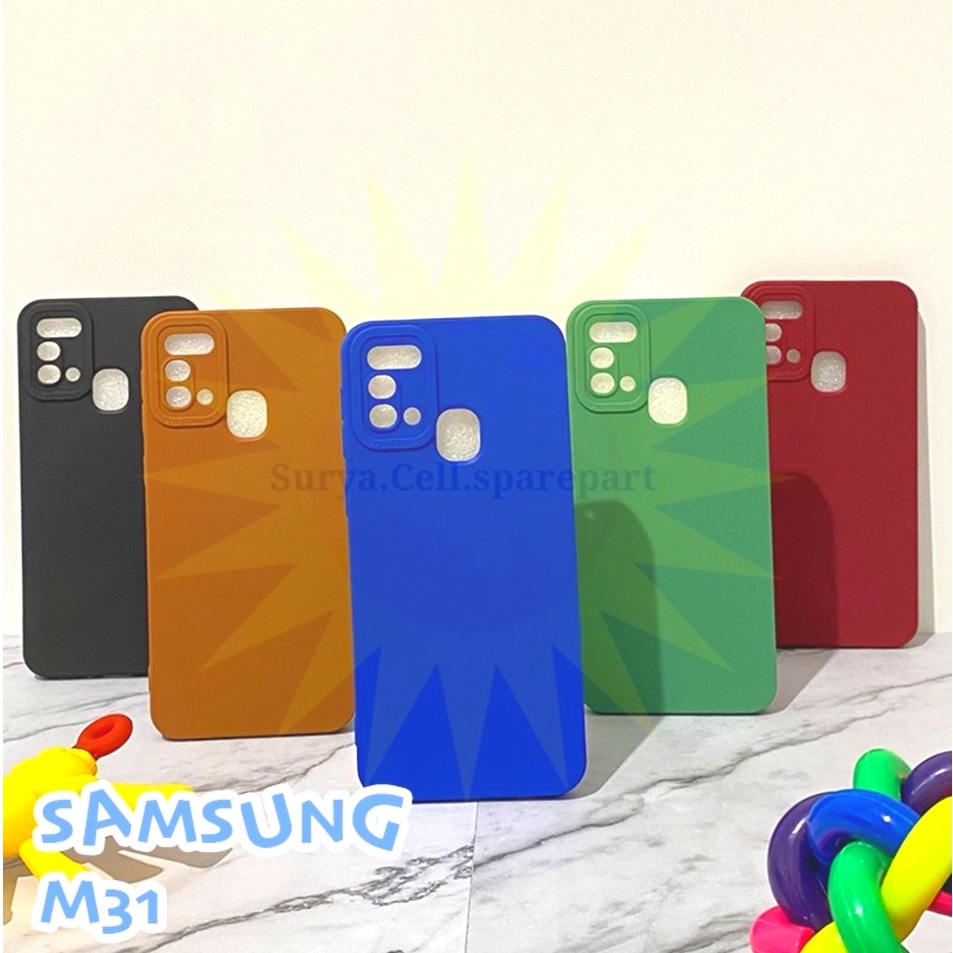 Case Slim Matte Pro Camera Samsung M31 - SC