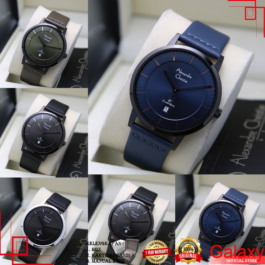 ALEXANDER CHRISTIE PRIA ORIGINAL JAM TANGAN ALEXANDRE CHRISTIE PRIA JAM ALEXANDER CRISTIE AC 8639