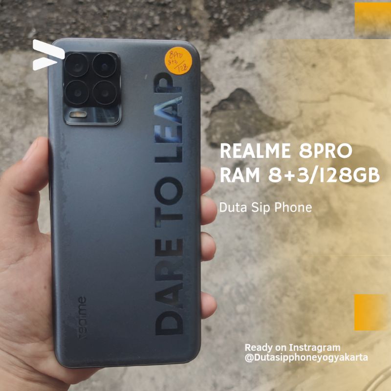 [SECOND] REALME 8 PRO 8+3/128GB/BLACK