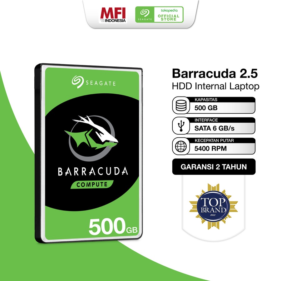 Harddisk Internal Seagate 2.5&quot; 500GB SATA (For Notebook)