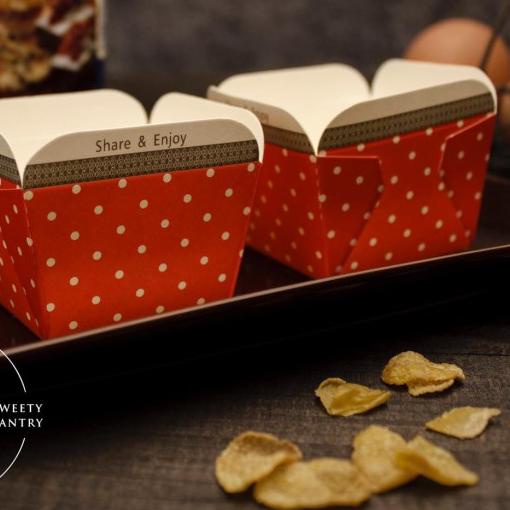 ♠ cupcake kotak square / cup hokkaido chiffon cupcakes - SC-04 ☈