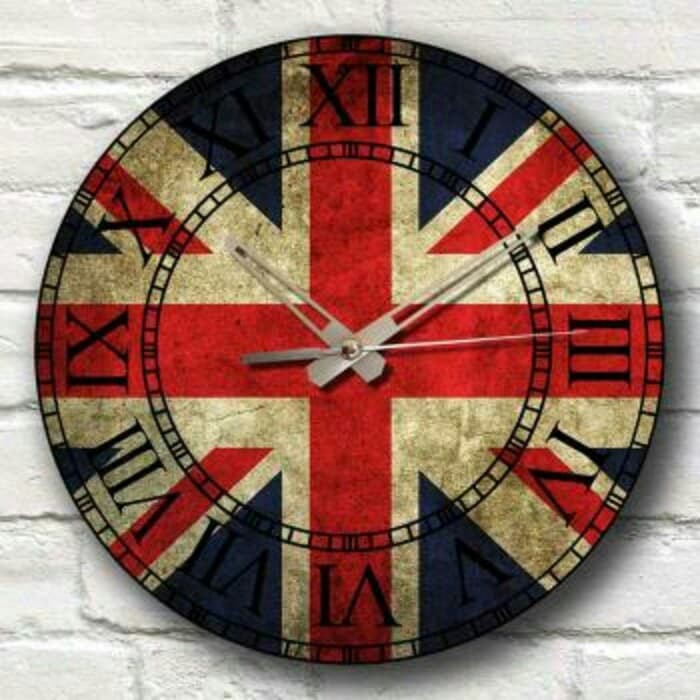 Jam vintage - Jam dinding vintage motif london