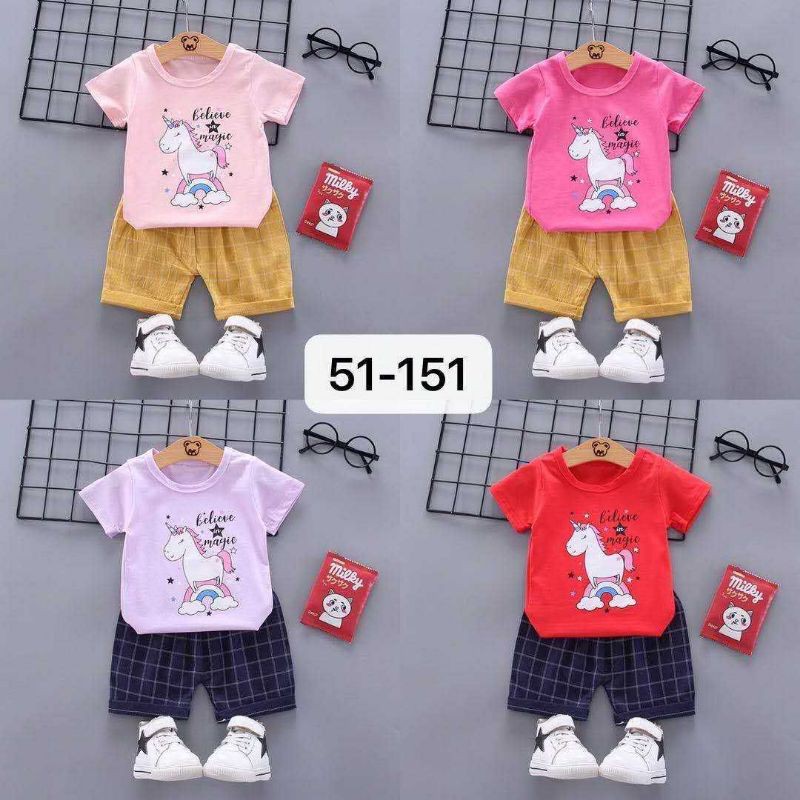 Setelan anak import setelan anak murah grosir setelan anak ecer harga grosir kuda pony hello kity