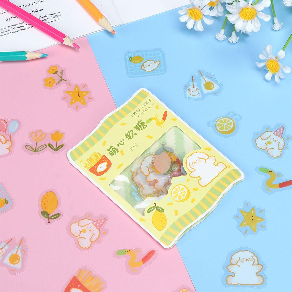 R-flower Animal Stiker Stationery Scrapbooking Label Lucu