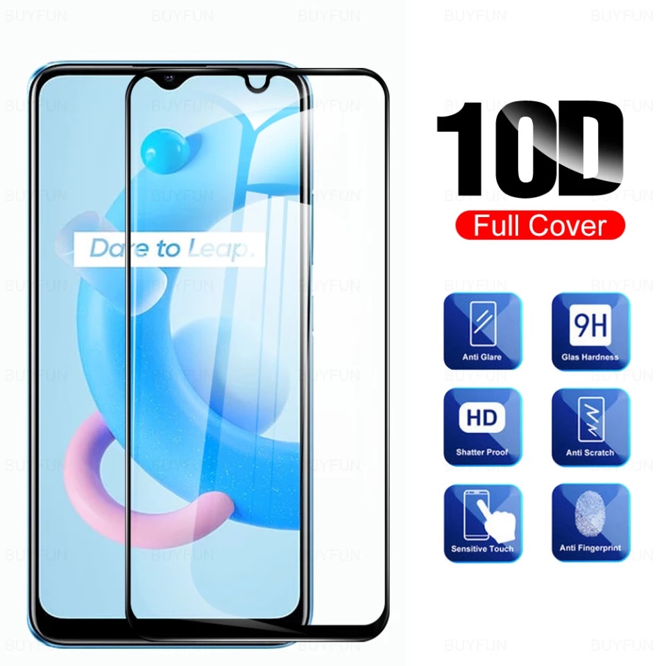 PROMO Tempered Glass REALME C21Y Full Layar Screen Guard Protector Antigores Kaca