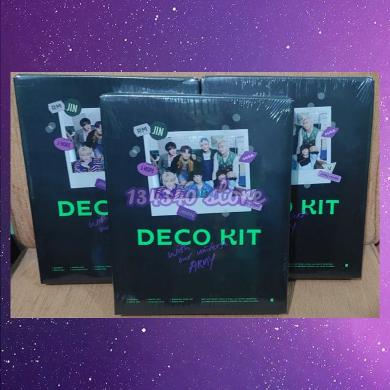[READY STOCK] BTS DECO KIT FULLSET SEALED OFFICIAL