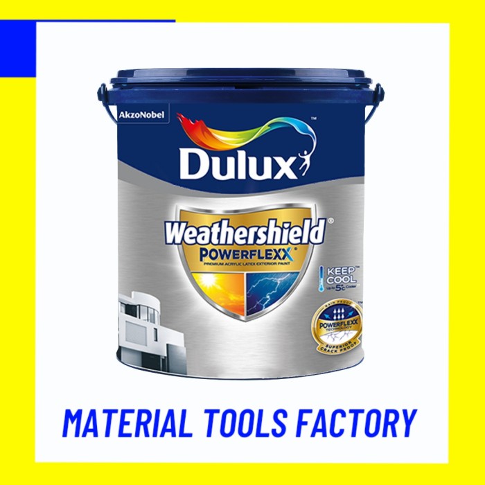 Cat exterior Dulux Weathershield Powerflex 2290 BRILLIANT WHITE 2,5 kg