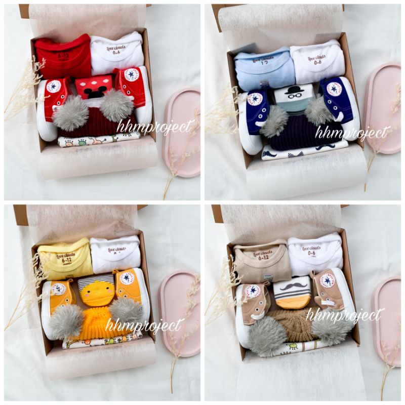 Hampers New Born Baby Kado Lahiran Kado Bayi Baju Bayi Sepatu Bayi