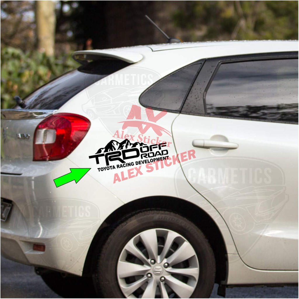 STICKER TRD OFF ROAD STIKER MOBIL KEREN