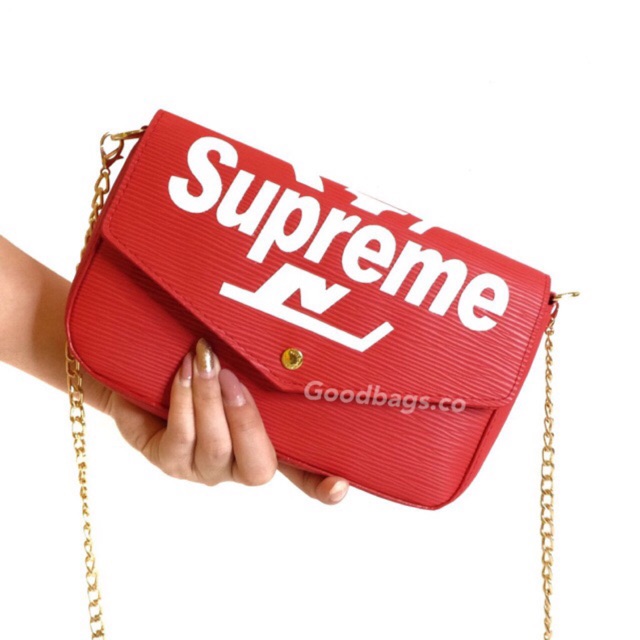 TAS TANGAN HANDBAG CLUTCH IMPORT WANITA LV SUPR*M* 61275