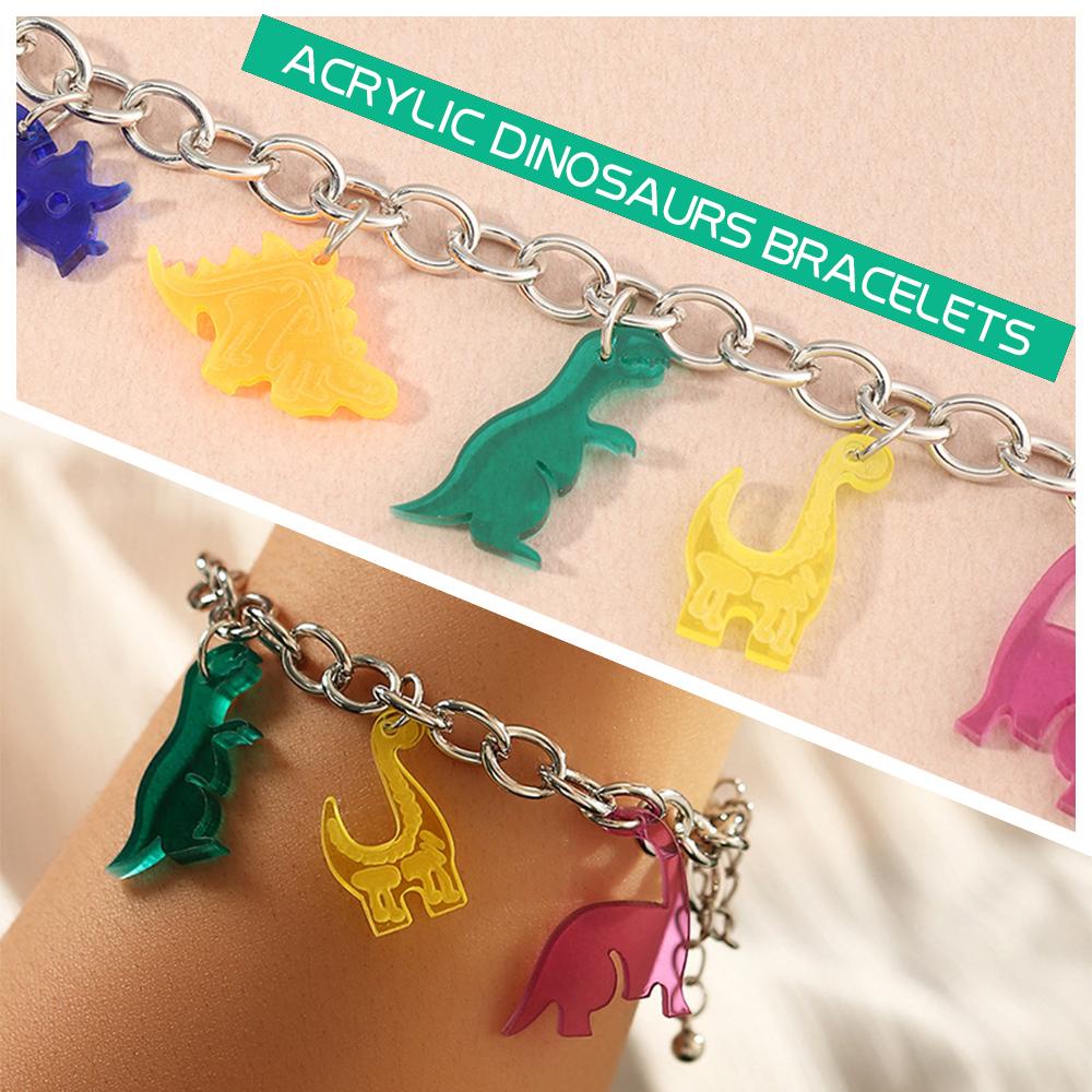 Lily Dinosaurus Gelang Hadiah Ulang Tahun Lucu Resin Akrilik