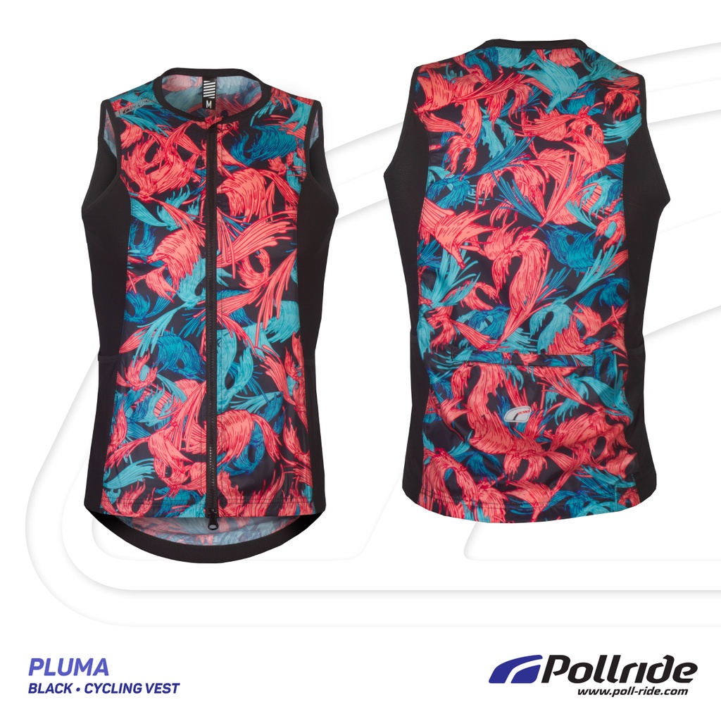 Rompi Gowes | Rompi Sepeda Merk POLLRIDE PLUMA black