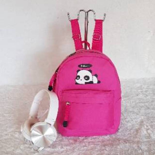 Ransel mini - tas ransel kecil Motif Panda Tas Sekolah Tk Paud