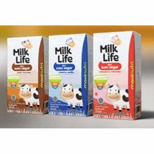 

BISA BAYAR DITEMPAT Susu Milk Life UHT 125ml (1dus = 40pc) - Strawberi