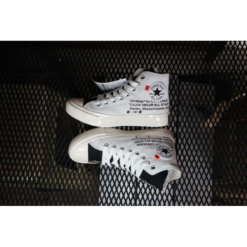 COD SEPATU CONVERSE 70S X OFFWHITE BLACK WHITE