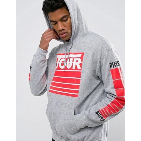 jaket hoodie sweater stadium tour justin bieber 2017