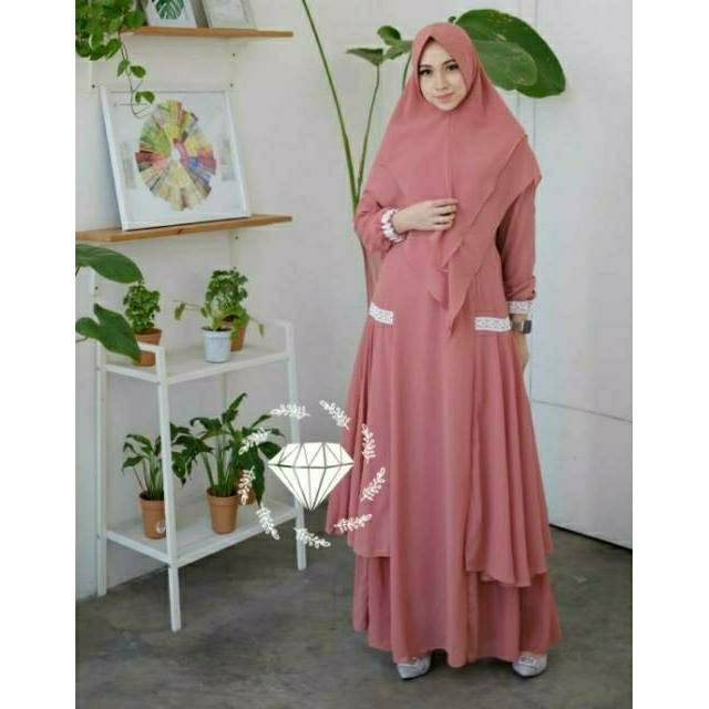 SYARI STEPHANIE, MOSCREPE, GAMIS HIJAB MUSLIM, MAXY DRESS