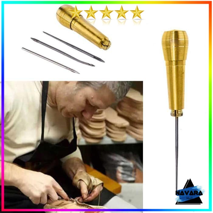 Alat Jahit Sepatu Canvas Kulit Sewing Shoes Repair Stitcher Tool / Alat Jahit Sepatu Tangan Portable