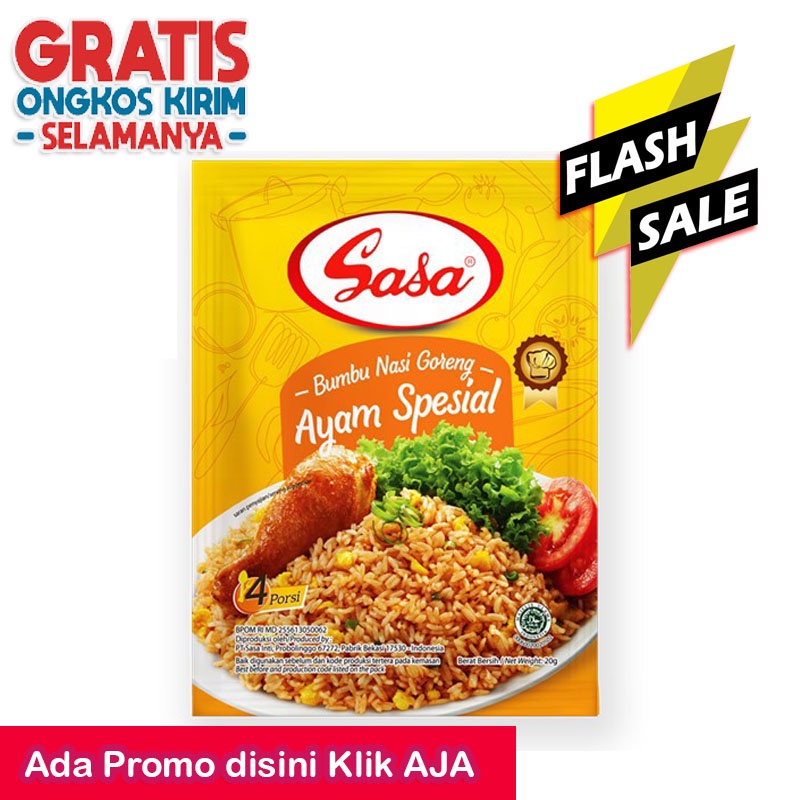 

Sasa Bumbu Nasi Goreng Ayam Spesial 20 gr