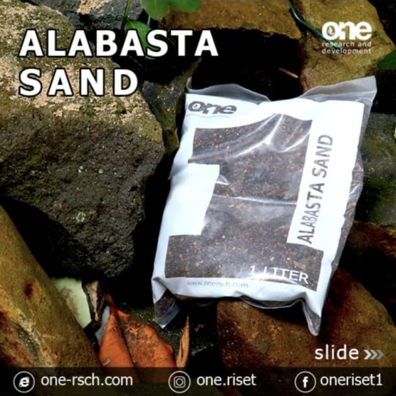 ALABASTA SAND 1 LITER / PASIR ALABASTA HIASAN &amp; MEDIA TANAM AQUASCAPE