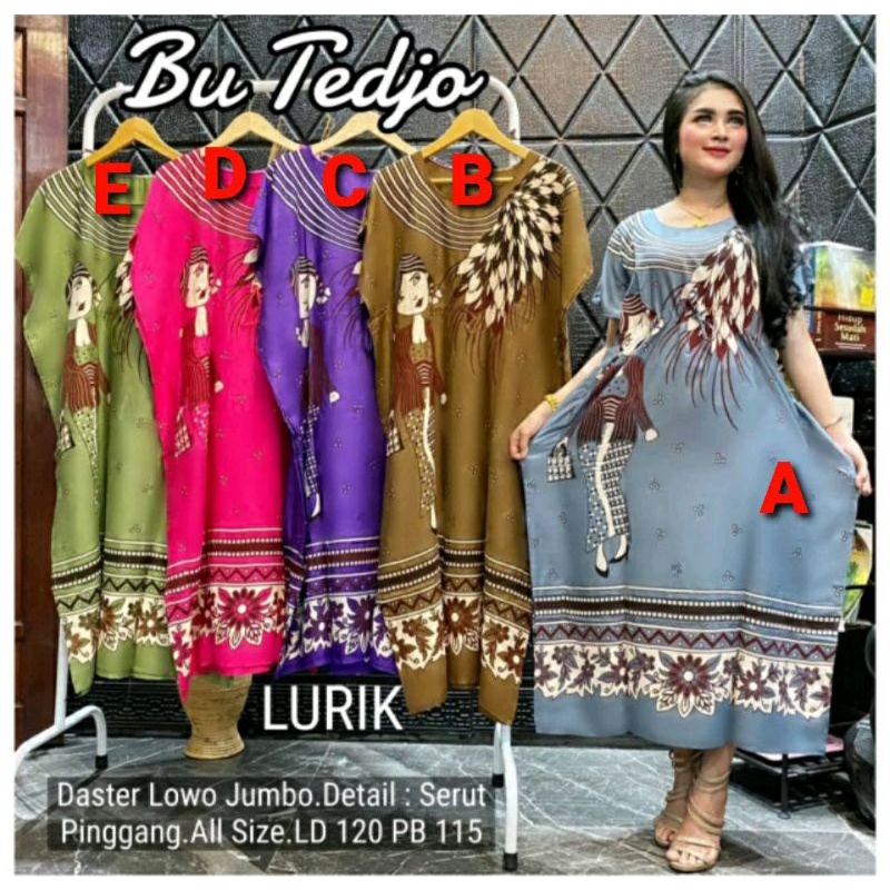 Daster Lowo Jumbo Kekinian,Daster Lowo Jumbo Bu Tejo ( Lurik )