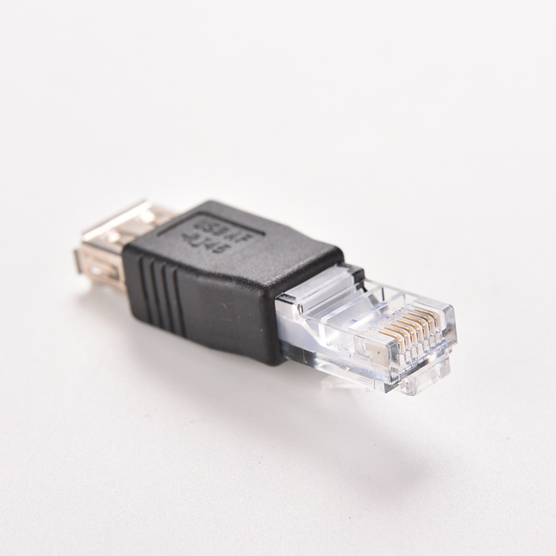 Adapter Socket LAN Ethernet Router Plug RJ45 Male Ke USB AF A Female