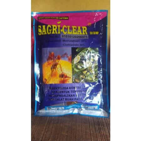 SAGRI CLEAR 30/30WP _ insektisika kontak sistemik