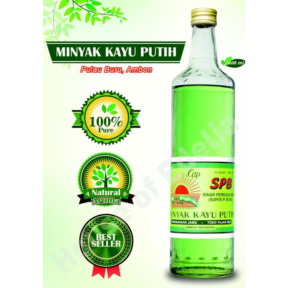 MINYAK KAYU PUTIH 600 ml - dari PULAU BURU, AMBON