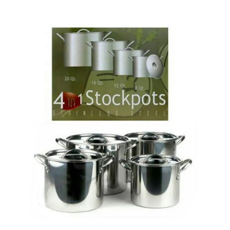 Stockpot supra Stainless Steel Stockpot 4in1 Panci 055