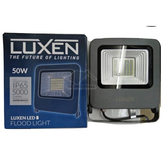 LUXEN Lampu LED SOROT TEMBAK OUTDOOR 50W 50WATT 50 WATT 50 W