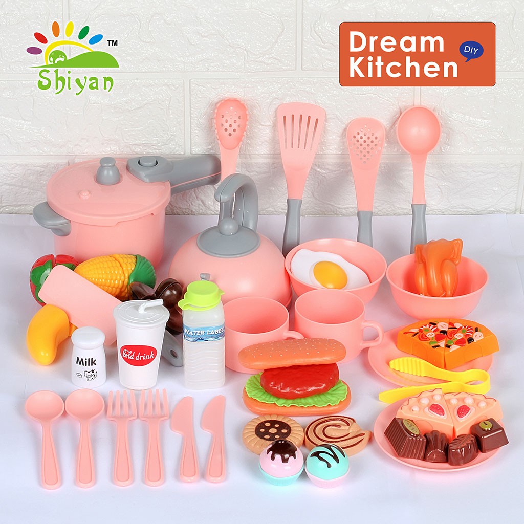 [Shiyan] dream kitchen set toys / mainan masak masakan / mainan dapur anak anak SNI