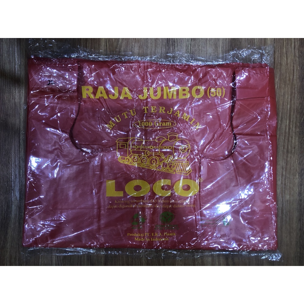 KANTONG PLASTIK KRESEK LOCO RAJA JUMBO UKURAN 50