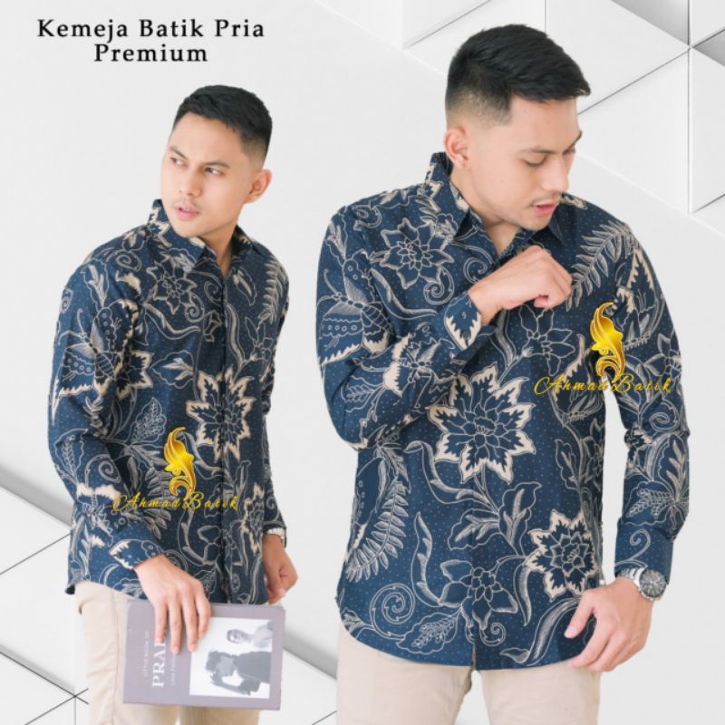 MAMAWAR MEKAR KEMEJA BATIK SLIMFIT LAPIS FURING