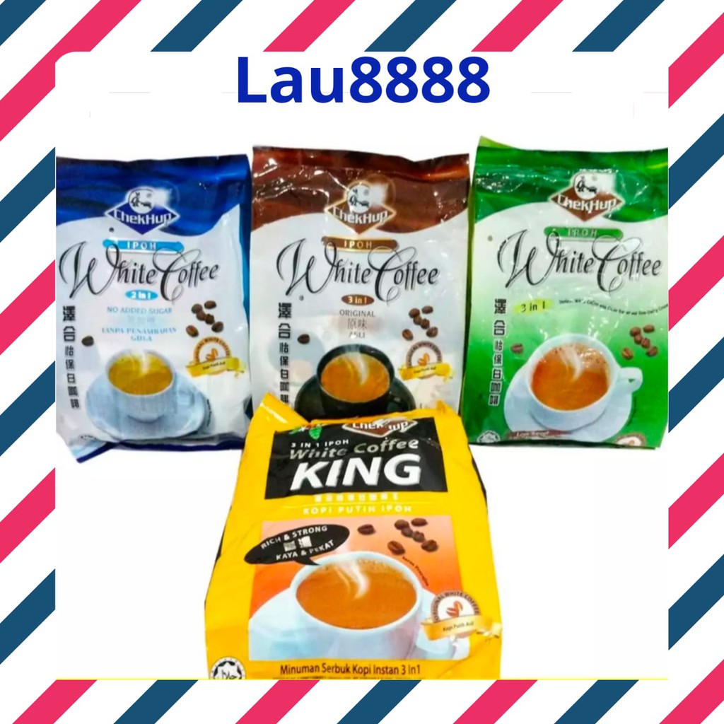 

Chekhup White Coffee - Rich - kokoo - 3in1 - Less Sweet - Teh Tarik - Rich