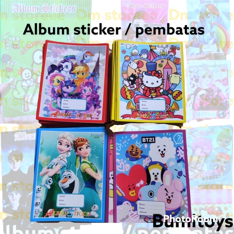 album stiker / album pembatas / album stickynote / album / buku stiker / wadah stiker /buku pembatas